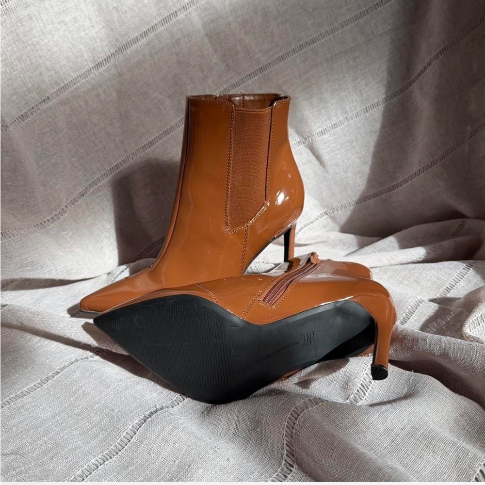 INC International Concepts Tan Heeled Boots